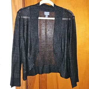 Black Cardigan Sweater